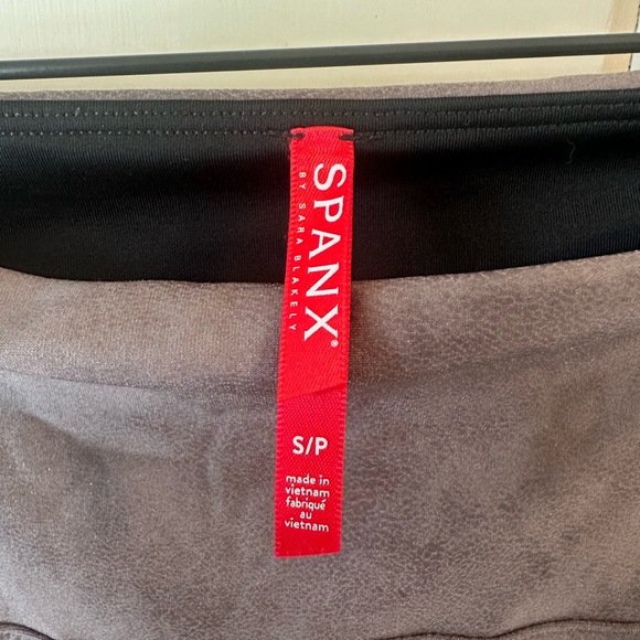 SPANX Grey High-Waisted Leggings - Picture 3 of 5